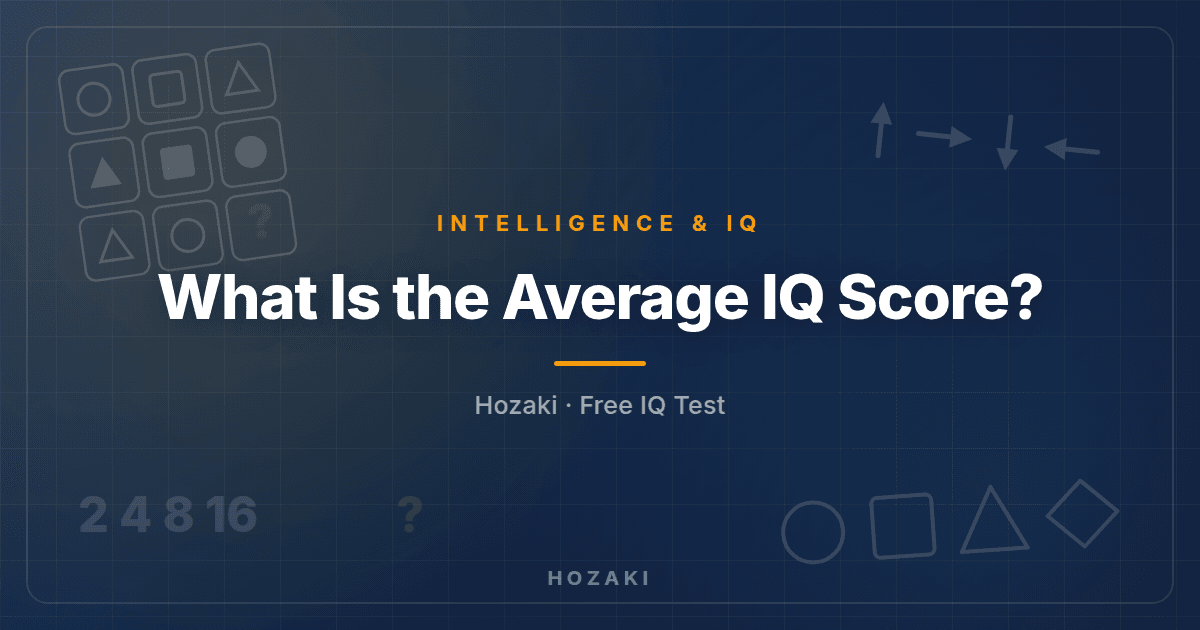 What Is the Average IQ Score?