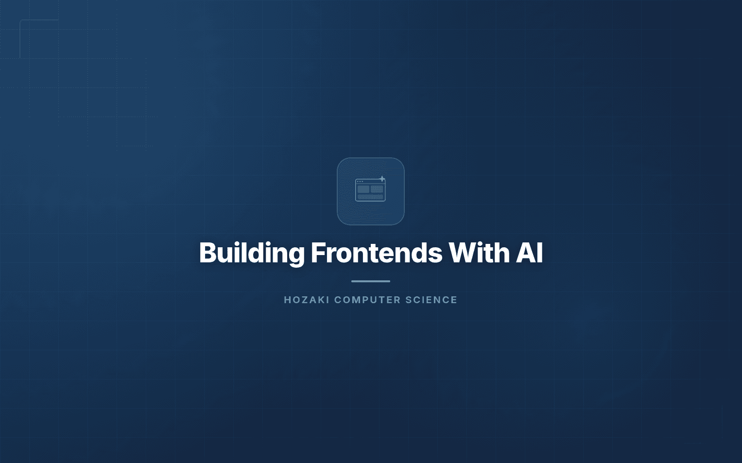 Building Frontends With AI