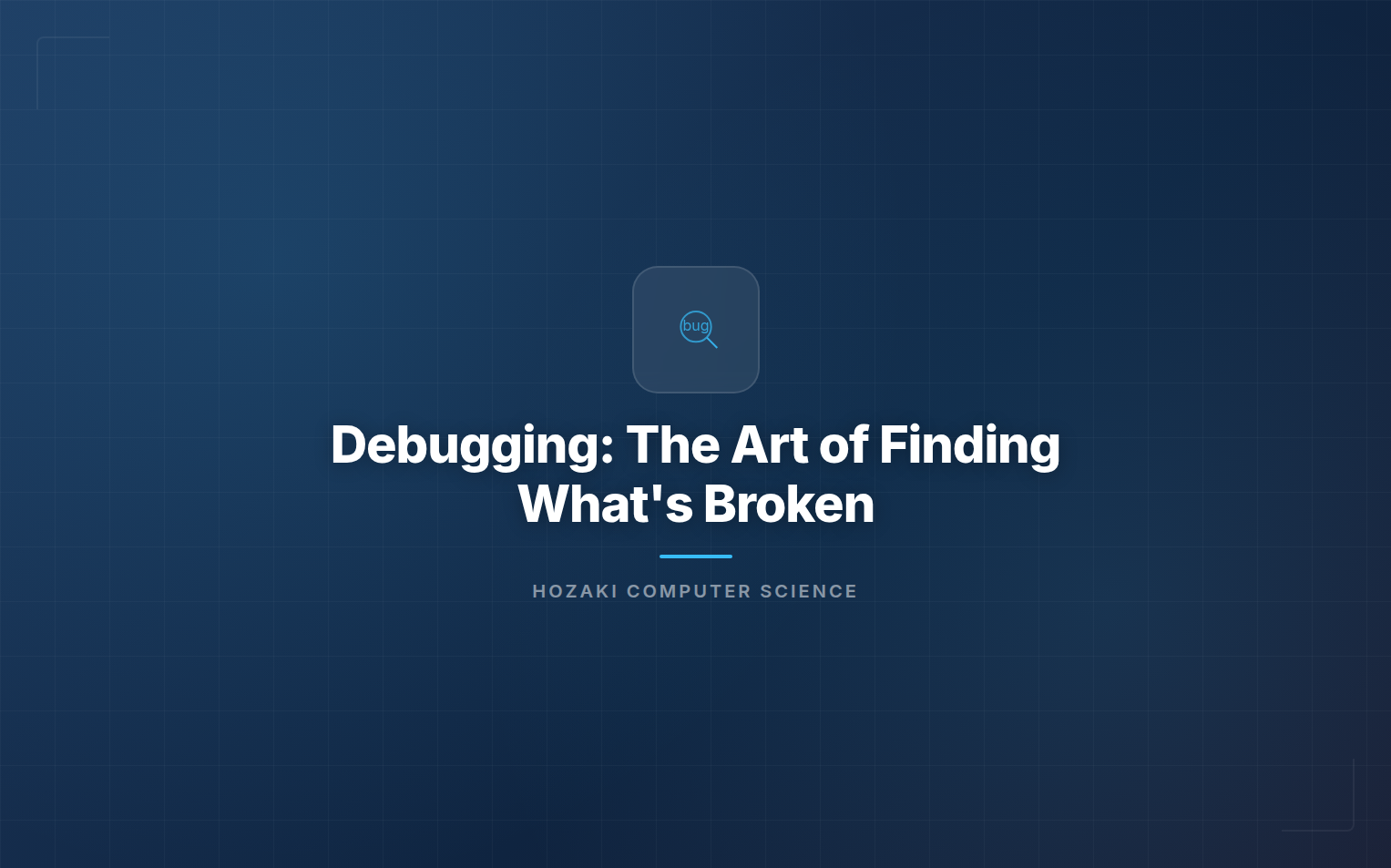 Debugging — Finding and Fixing Bugs in Software Code