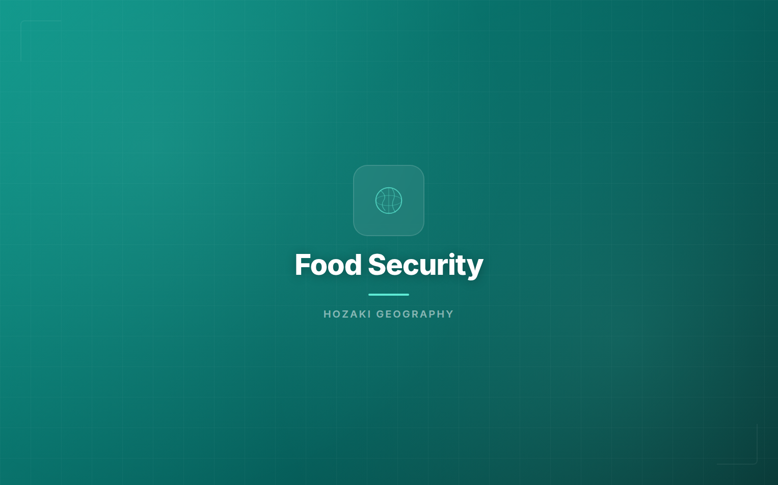 Food Security