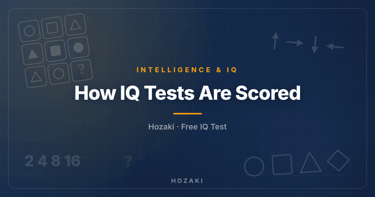 How IQ Tests Are Scored