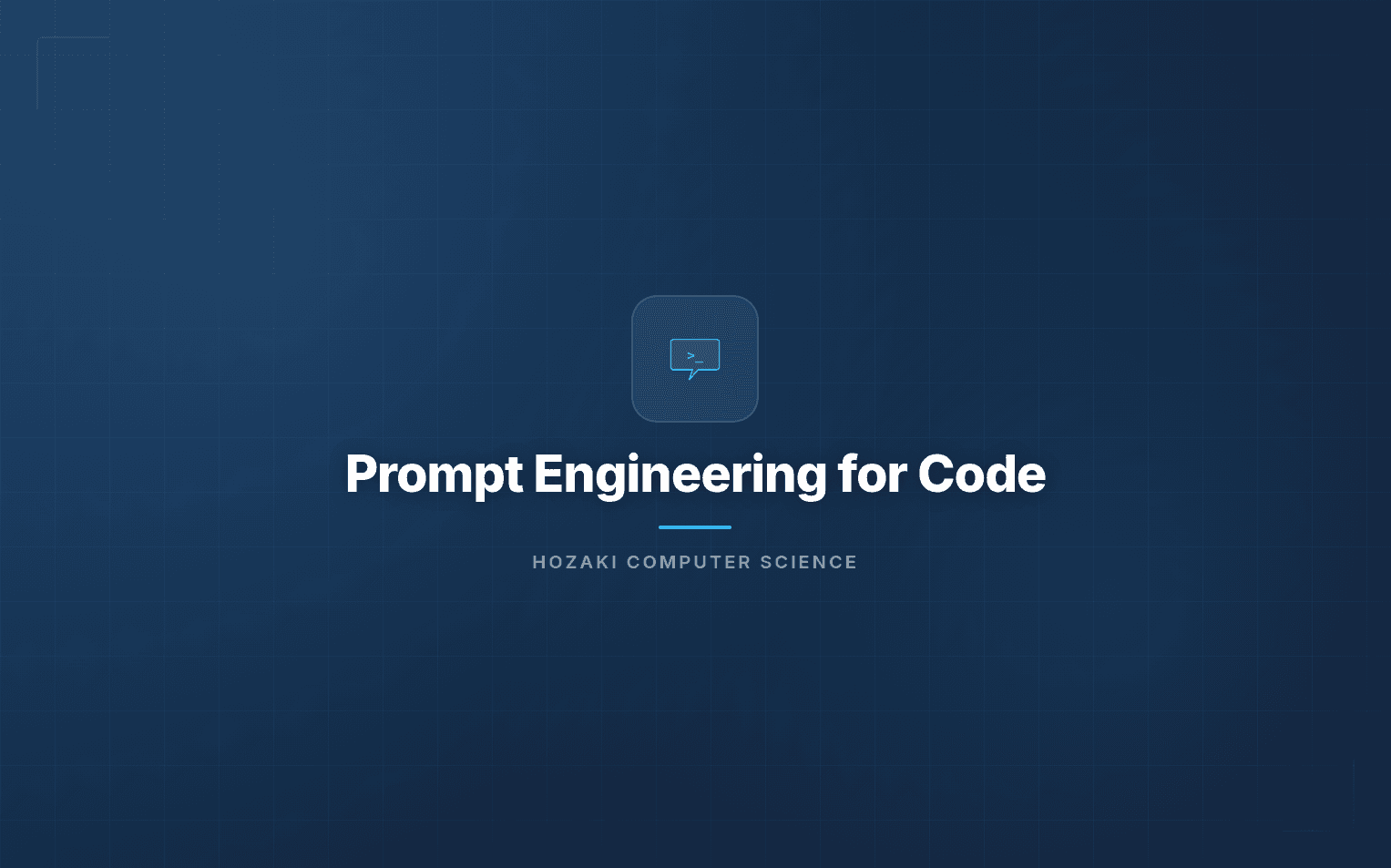Prompt Engineering for Code