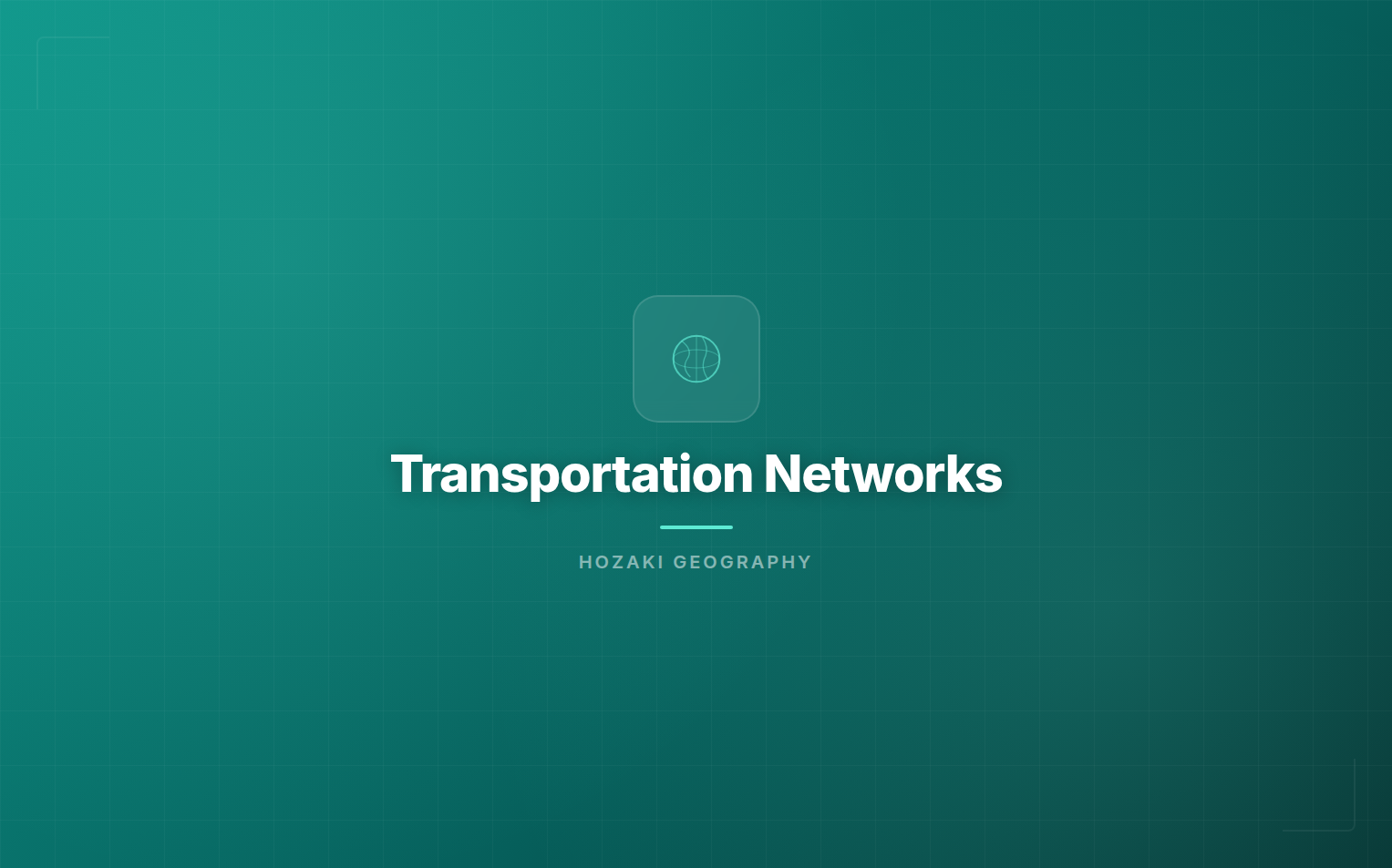 Transportation Networks