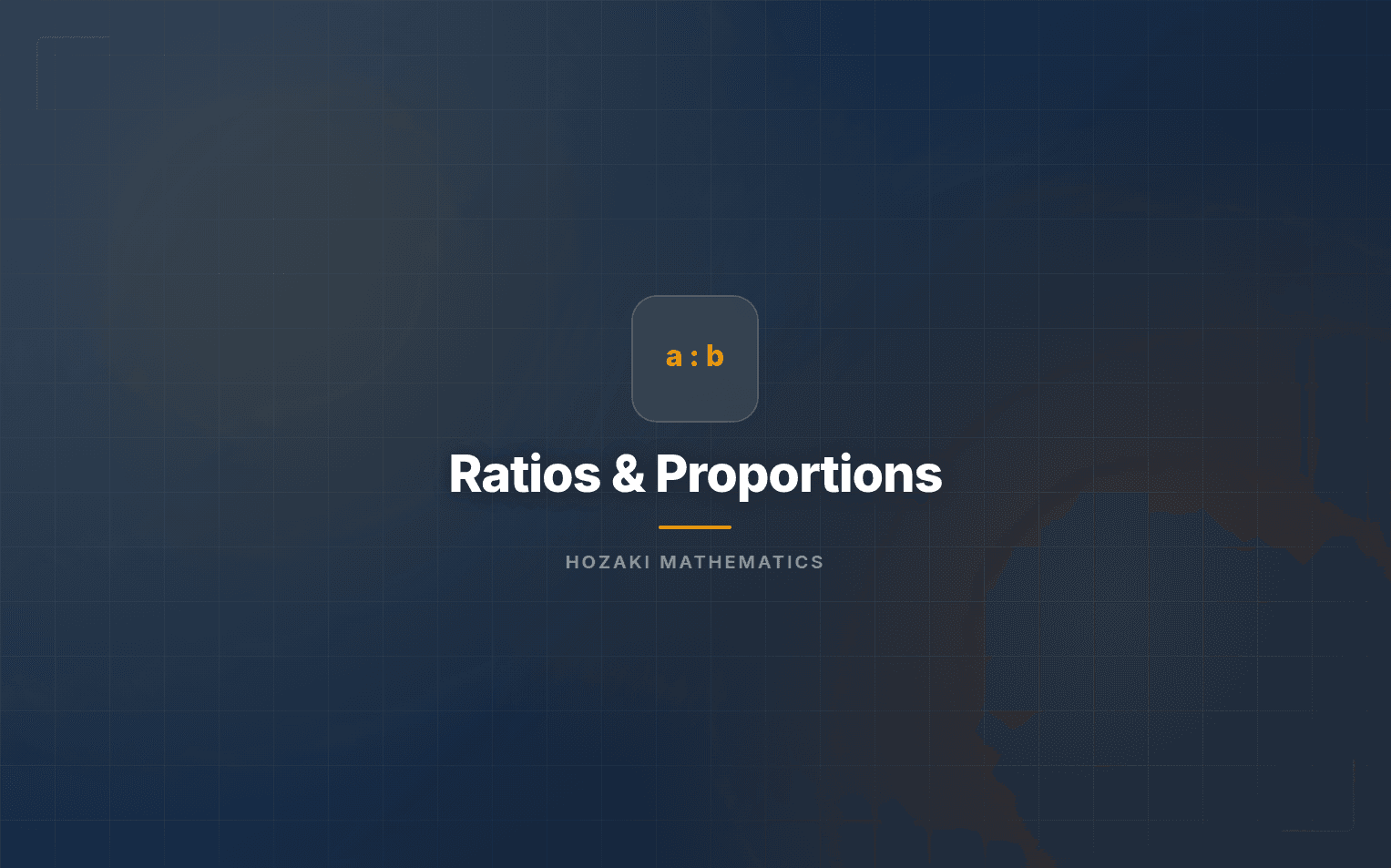 Ratios & Proportions
