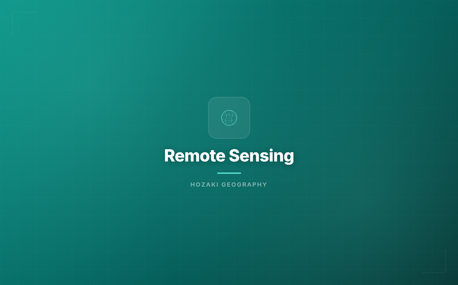Remote Sensing