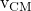 $v_{\text{CM}}$