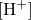 \([\text{H}^+]\)