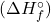 (\(\Delta H_f^\circ\))