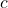 \(c\)