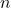 \( n \)