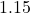 $1.15$
