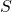 \(S\)