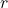 \(r\)