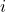 \(i\)