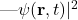 $|\psi(\mathbf{r}, t)|^2$