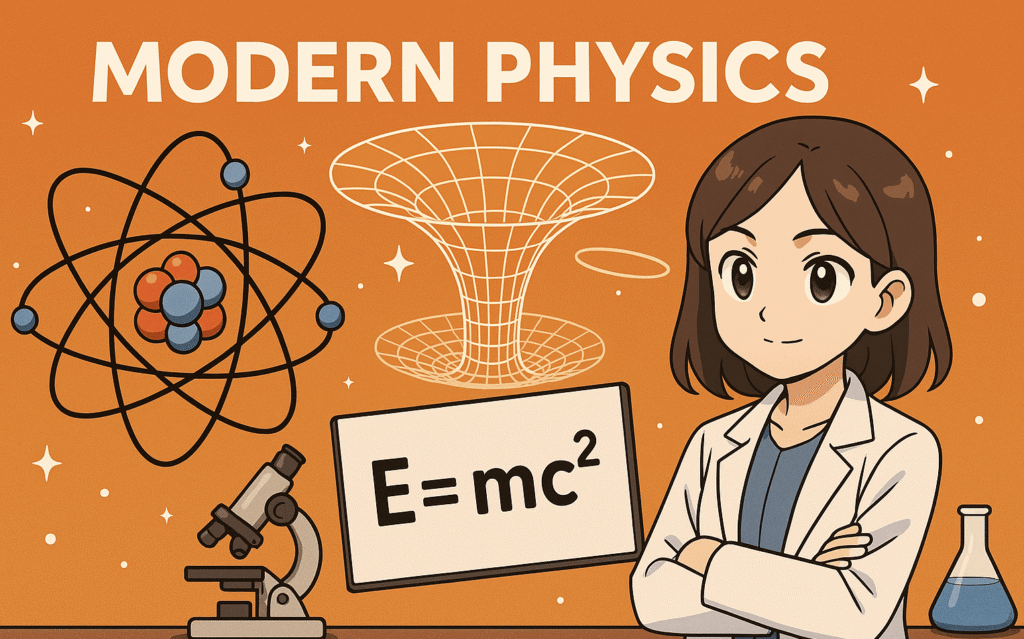 Modern Physics - From Quantum Fields to Black Holes