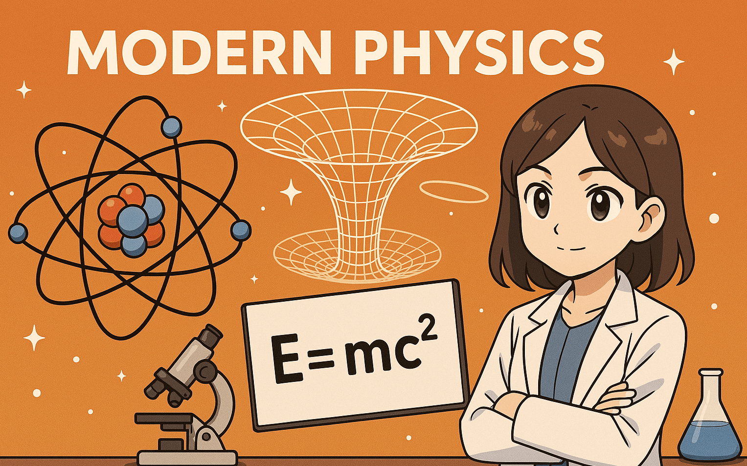 Modern Physics - From Quantum Fields to Black Holes